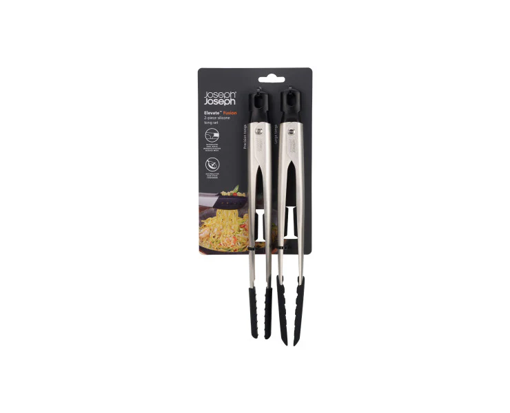 Joseph Joseph Elevate Fusion 2pc Silicone Tong Set - Image 3