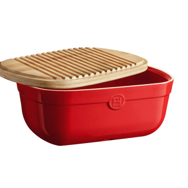 Emile Henry Bread Box - Burgundy - Image 2