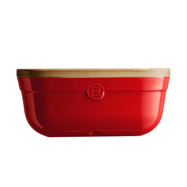 Emile Henry Bread Box - Burgundy - Image 3