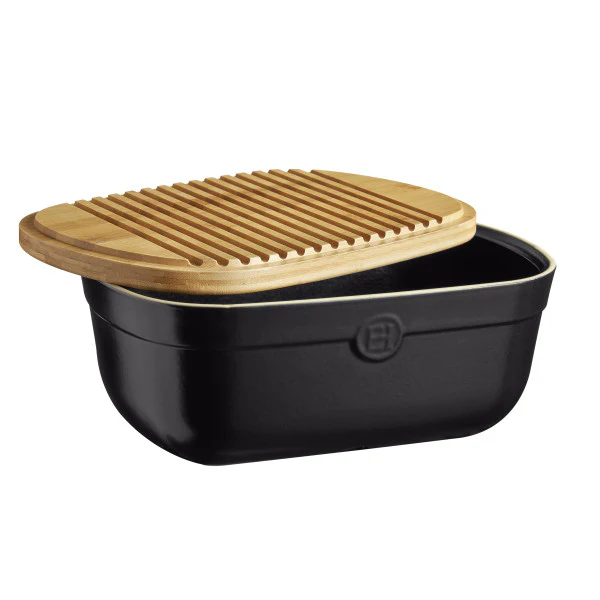 Emile Henry Bread Box - Truffle - Image 2