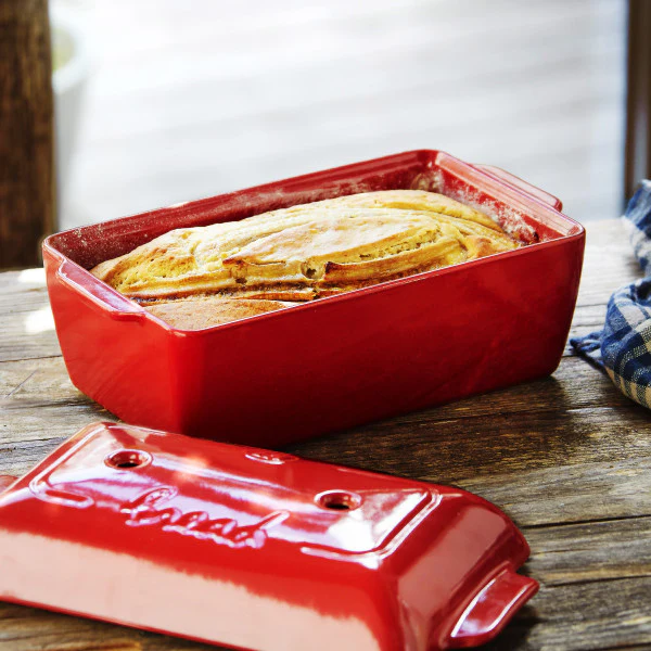 Emile Henry Bread Loaf Baker - Burgundy - Image 4