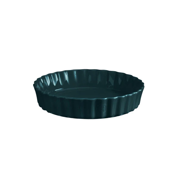 Emile Henry Deep Flan Dish 24 cm - Blue Ocean
