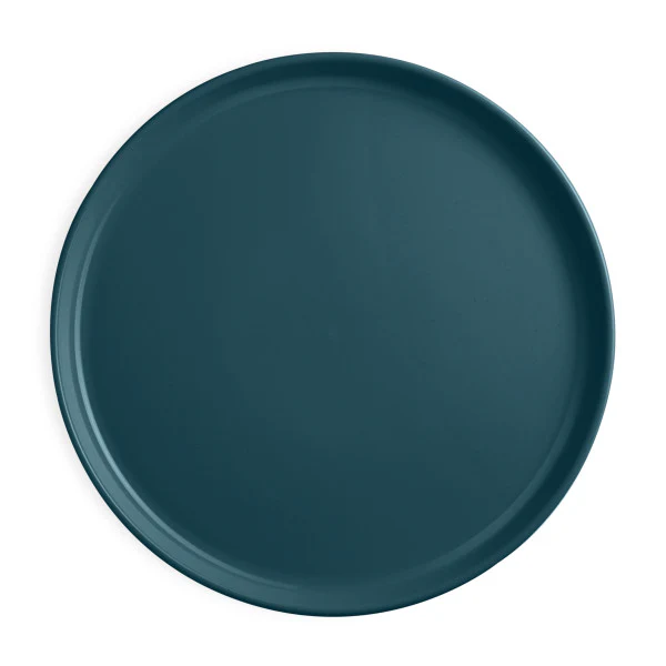 Emile Henry Large Plate 25cm - Blue Flame/Ivory - Image 2