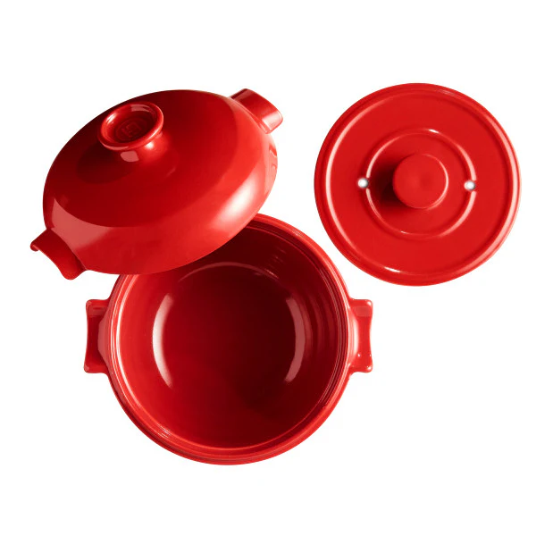 Emile Henry Rice Pot - Burgundy - Image 3