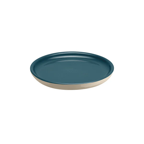 Emile Henry Small Plate 18cm - Blue Flame/Ivory