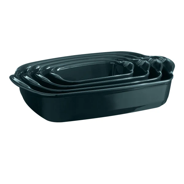 Emile Henry Small Rectangular Oven Dish - Blue Ocean - Image 4