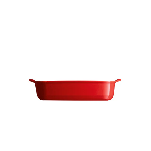 Emile Henry Small Rectangular Oven Dish - Burgundy - Image 2
