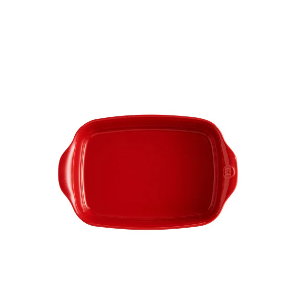 Emile Henry Small Rectangular Oven Dish - Burgundy - Image 3