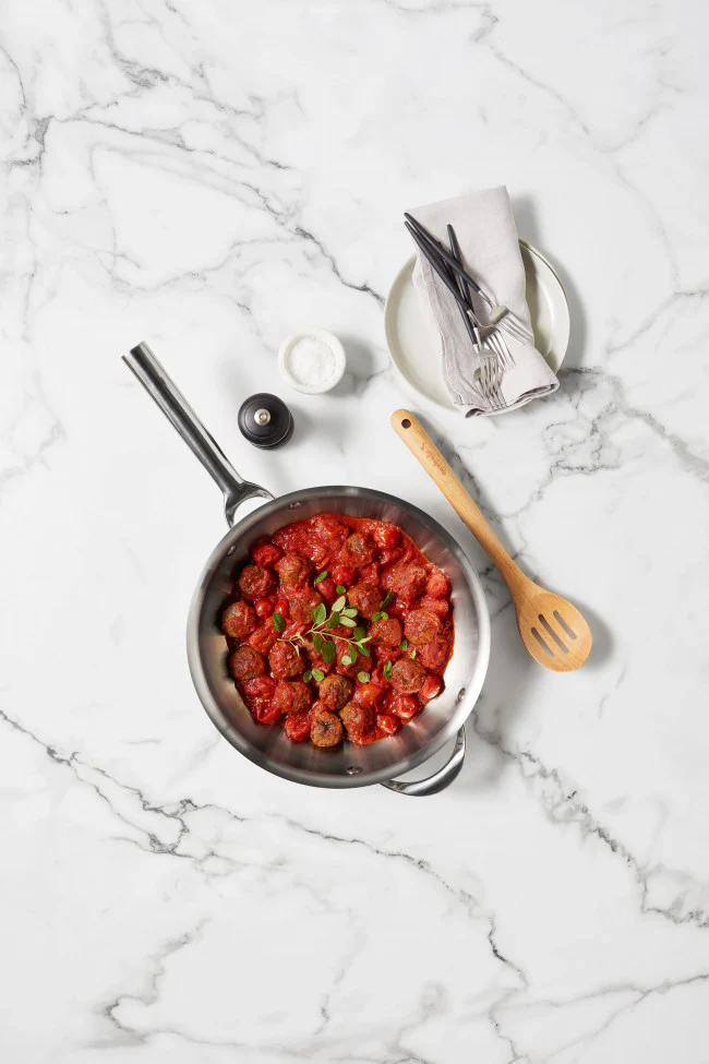 Essteele Stainless Steel Open French Skillet - 24cm - Image 4