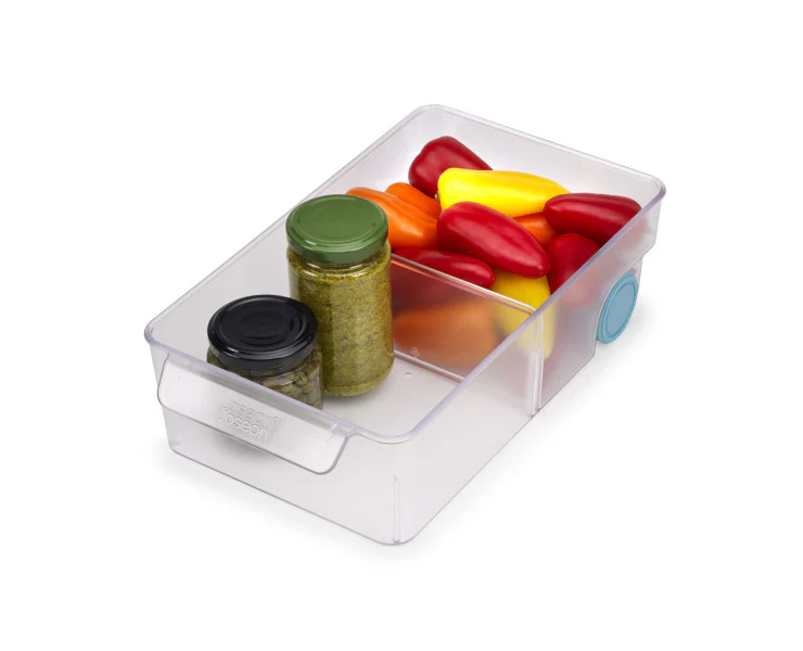 Joseph Joseph FridgeStore Large Storage Polystyrene Turquoise - 8.5cm x 17.4cm x 30.8cm - Image 3
