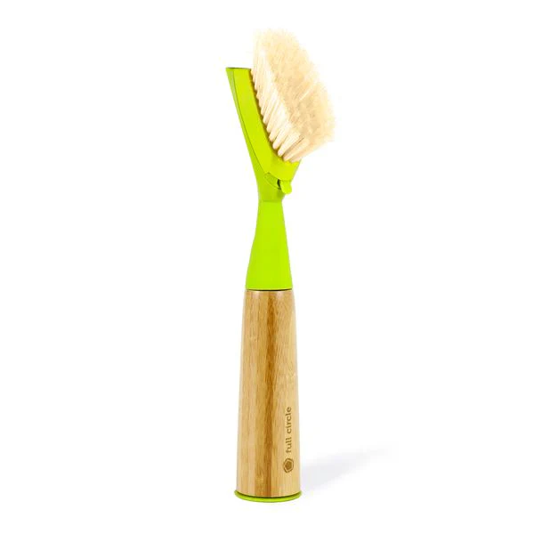 Full Circle Suds Up Soap Dispensing Dish Brush - White