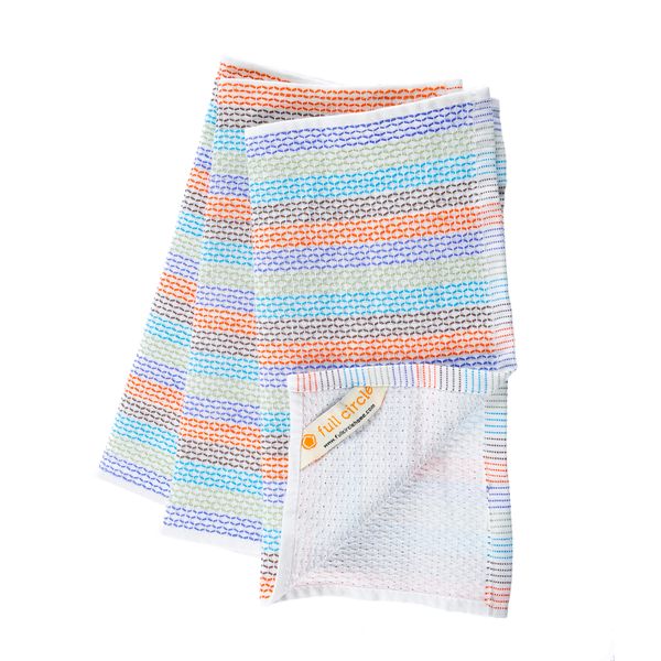 Full Circle Tidy Dish Cloths Set/3 - Multi - Image 3