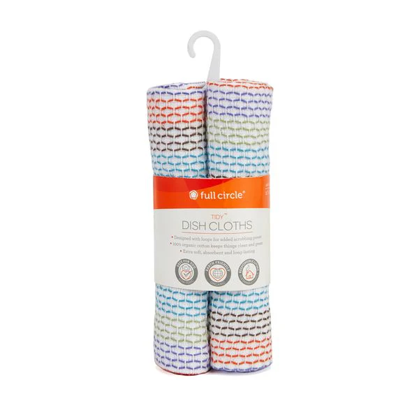 Full Circle Tidy Dish Cloths Set/3 - Multi - Image 4