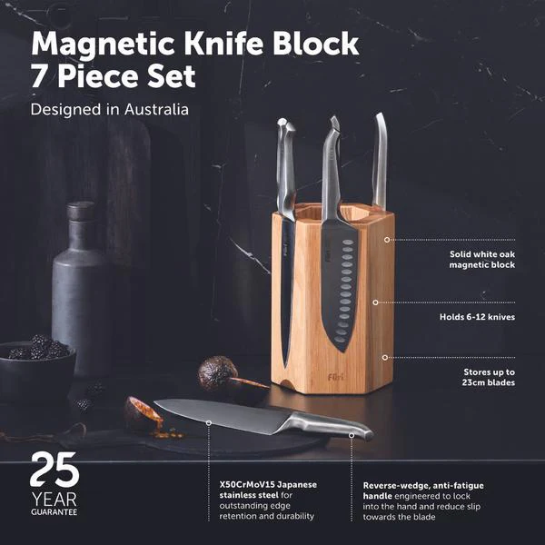 Furi Magnetic Hexagonal Knife Block Set 7 Piece - Image 5