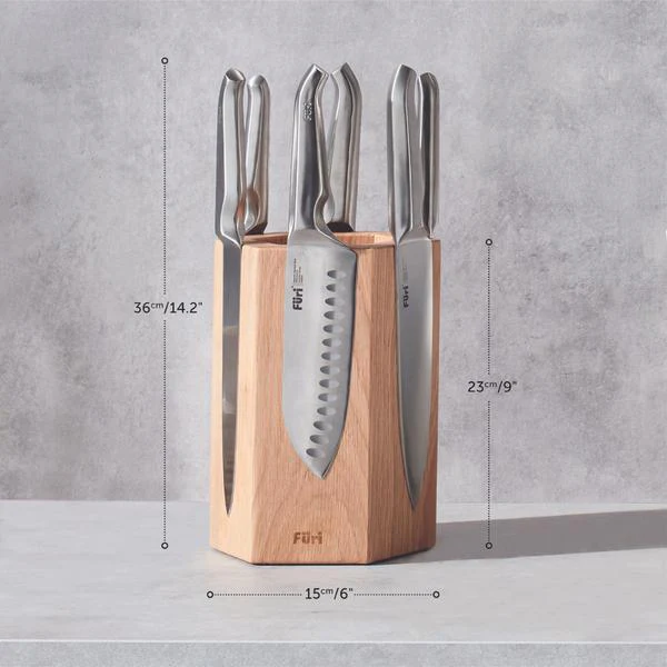 Furi Magnetic Hexagonal Knife Block Set 7 Piece - Image 7