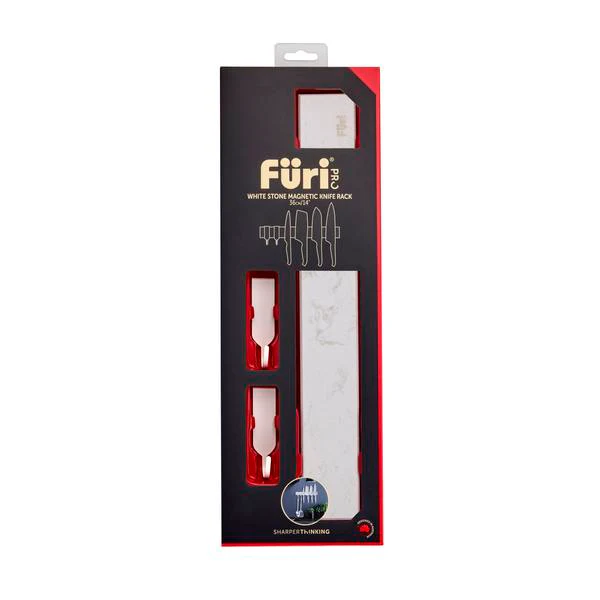 Furi Pro Stone Magnetic Wall Rack 36cm - White - Image 2