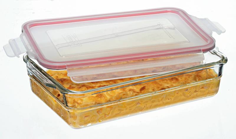 Glasslock Oven Safe Tempered Glass Food Container - 2200ml