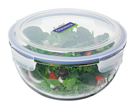 Glasslock Tempered Glass Mixing/Storage Bowl Microwave and Dishwasher Safe – 6L
