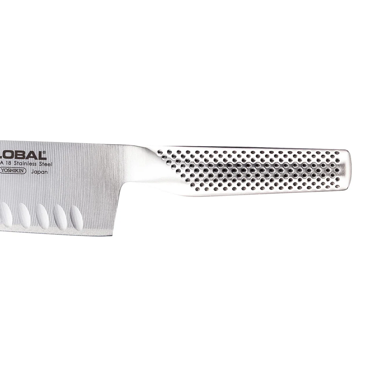 Global Classic 18cm Vegetable Knife, Fluted G-81 - Image 4