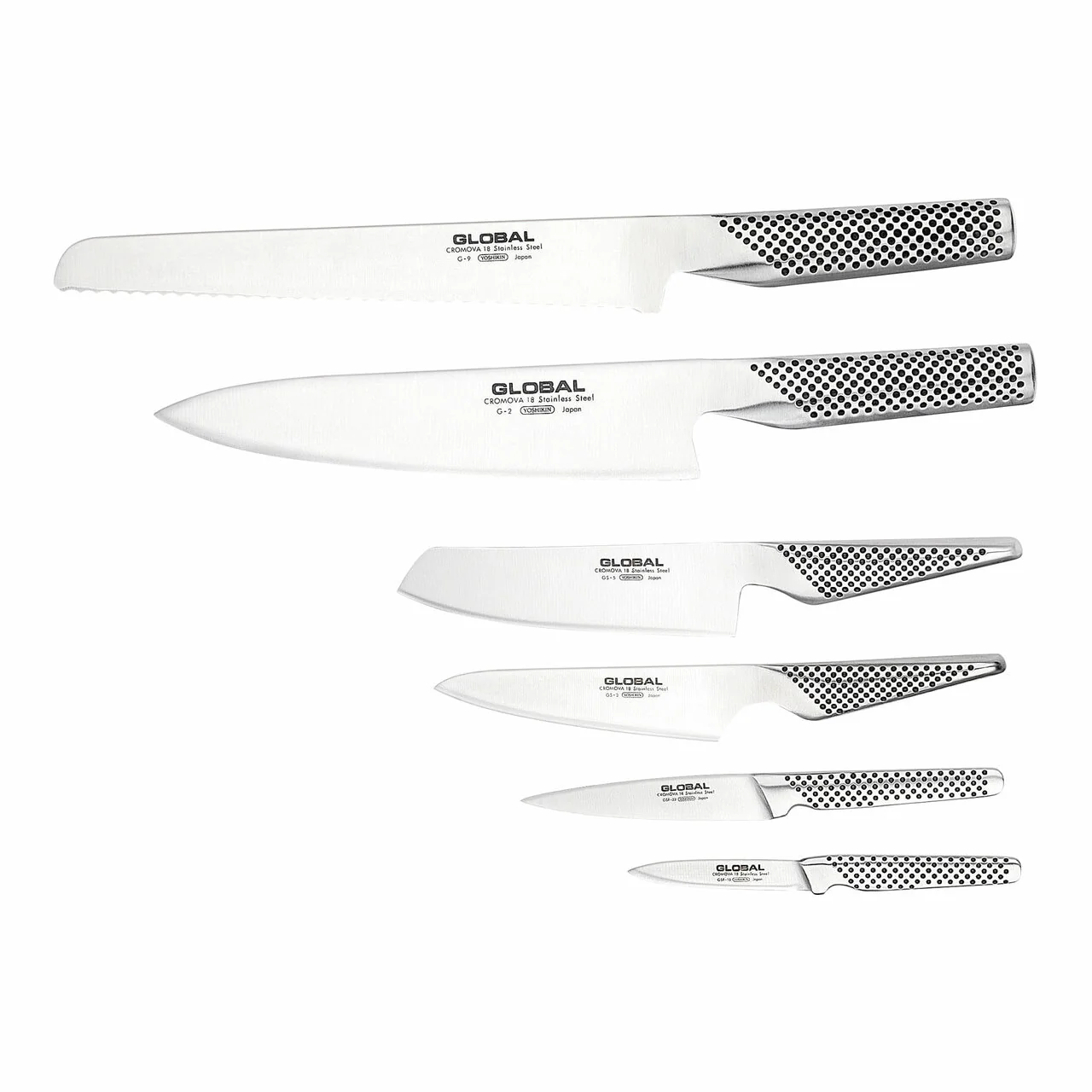 Global Hiro Knife Block Set - 7 Piece - Image 2