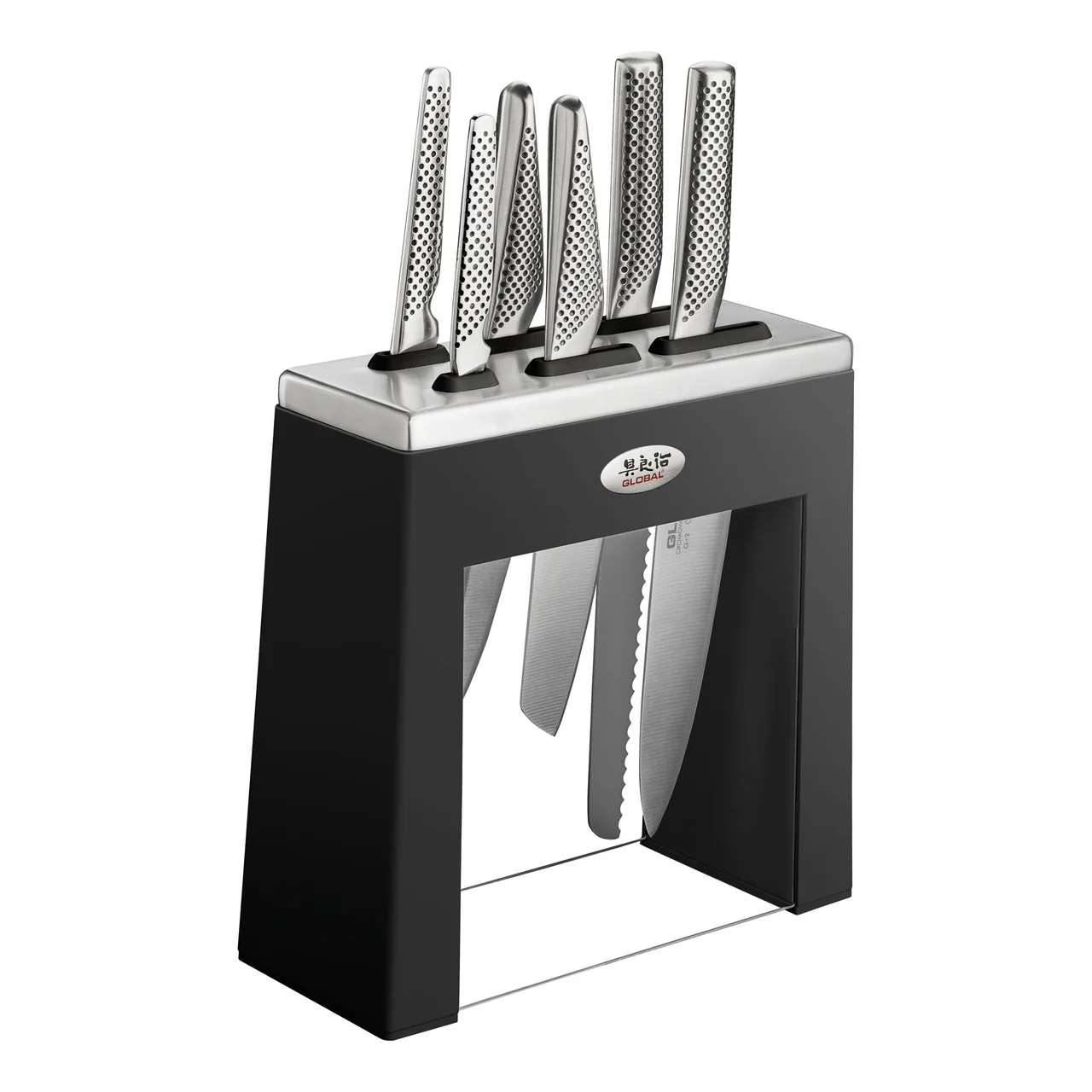 Global Kabuto 7 Piece Knife Block Set