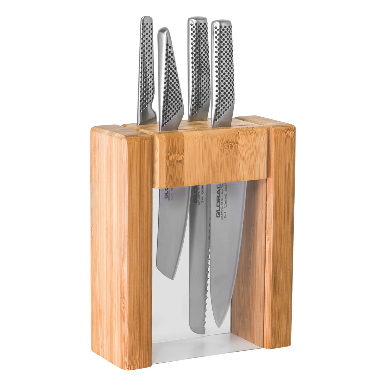 Global Ikasu Knife Block Set - 5 Piece - Image 2