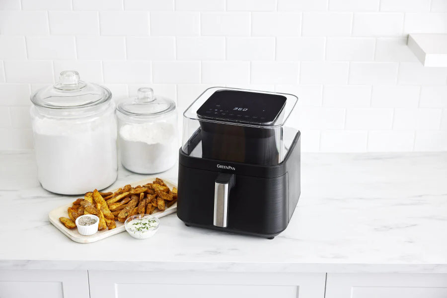 GreenPan Bistro Airfryer with See-Thru Lid 6.6L - Image 6