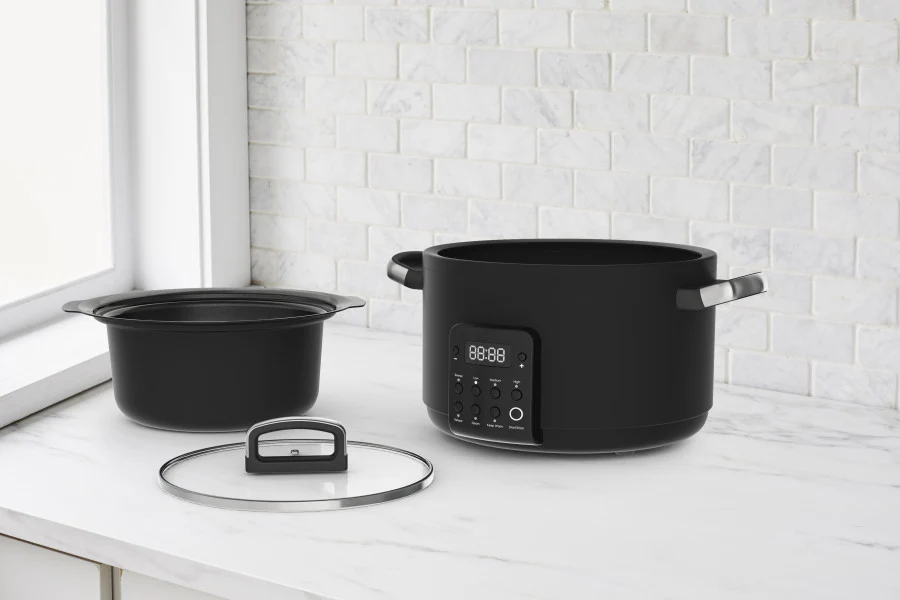 GreenPan Bistro Slow Cooker 3.7L PFAS Free - Black - Image 3