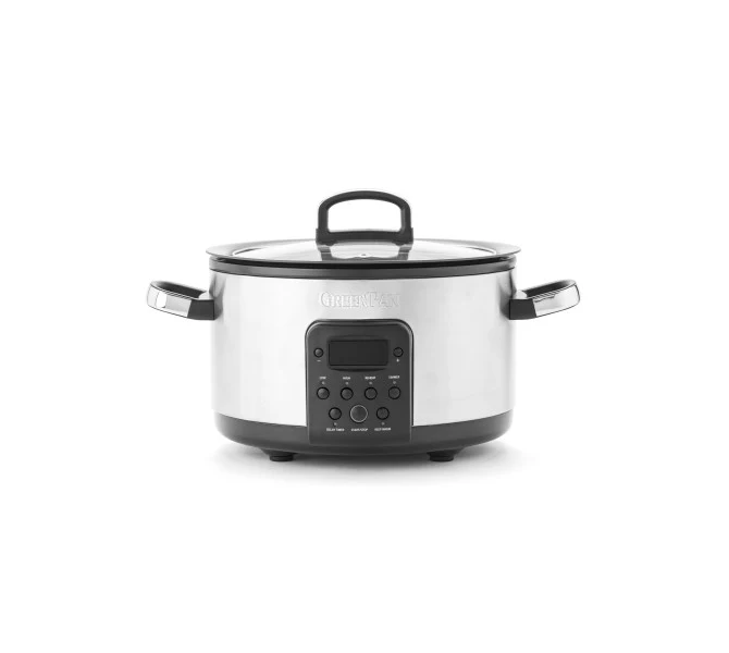 GreenPan Bistro Slow Cooker 3.7L PFAS Free - Stainless Steel - Image 2