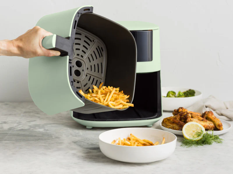 GreenPan Bistro XXL PFAS Free Coloured Air fryer Mint Green - 7.2L - Image 7
