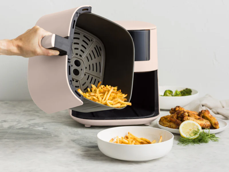 GreenPan Bistro XXL PFAS Free Coloured Air fryer Pink - 7.2L - Image 6