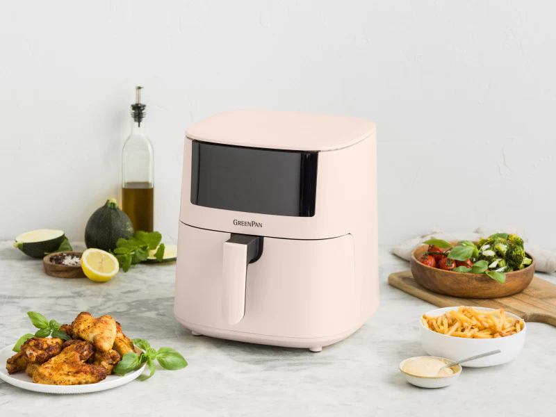 GreenPan Bistro XXL PFAS Free Coloured Air fryer Pink - 7.2L - Image 7