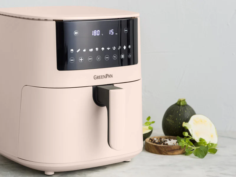 GreenPan Bistro XXL PFAS Free Coloured Air fryer Pink - 7.2L - Image 8