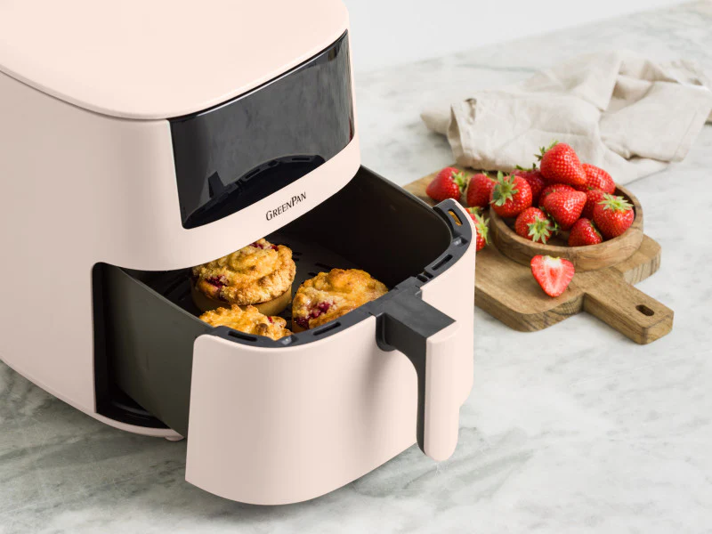 GreenPan Bistro XXL PFAS Free Coloured Air fryer Pink - 7.2L - Image 9