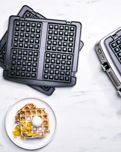 GreenPan Elite Contact Grill Accessories - PFAS Free Waffle plates - Image 2
