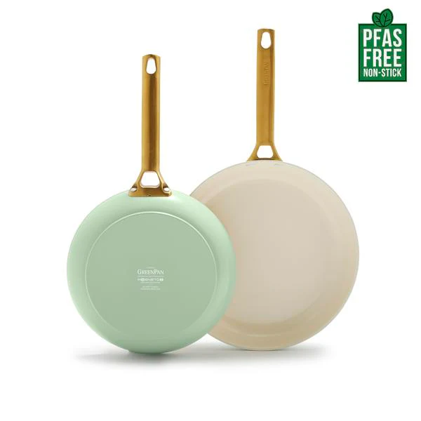GreenPan Padova 2 Piece PFAS Free Frypan 26/30cm Mint