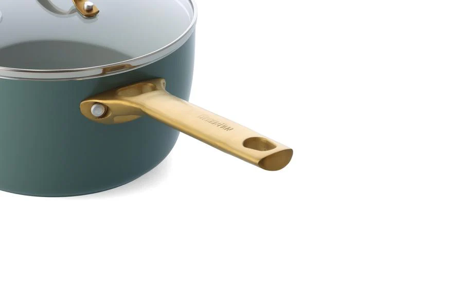 GreenPan Padova 6 (10) Piece PFAS Free Cookset Smokey Blue - Image 8