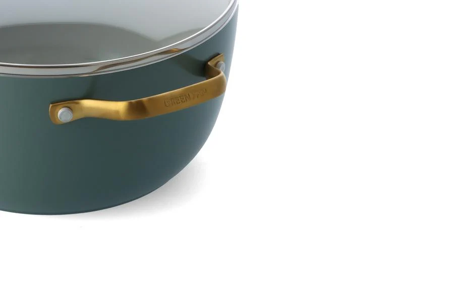 GreenPan Padova 6 (10) Piece PFAS Free Cookset Smokey Blue - Image 9