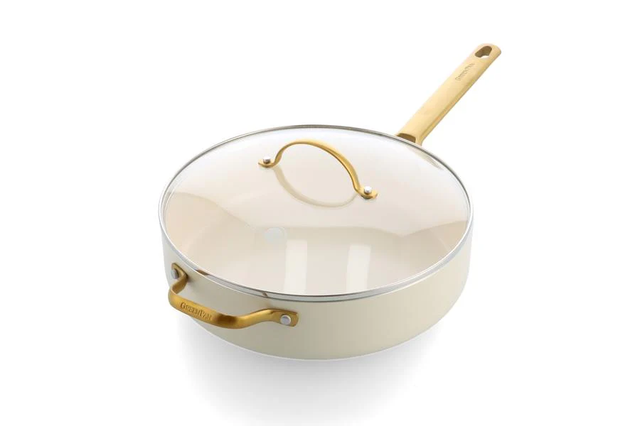 GreenPan Padova PFAS Free Saute Pan 28cm/3.6L Cream - Image 10