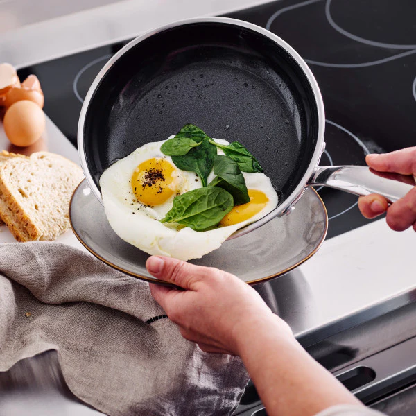 GreenPan Premiere Frypan 20cm Stainless Steel - Image 3