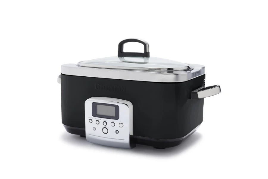 GreenPan Slow Cooker 6L - Black Nonstick