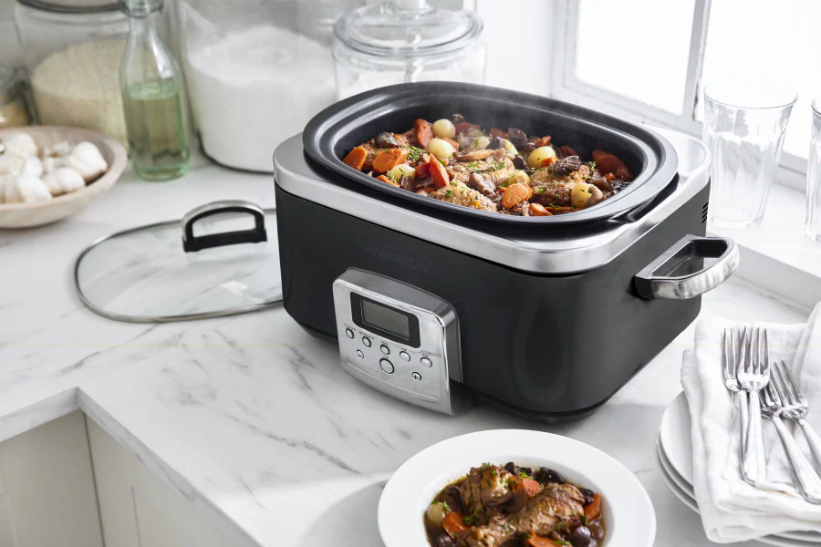 GreenPan Slow Cooker 6L - Black Nonstick - Image 3