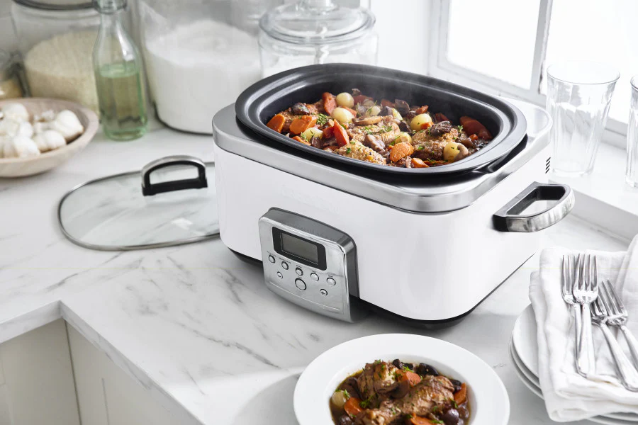 GreenPan Slow Cooker 6L - Cloud Cream Nonstick - Image 3