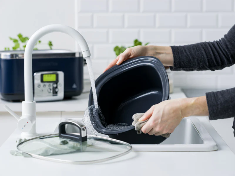 GreenPan Slow Cooker 6L PFAS Free - Oxford Blue - Image 10