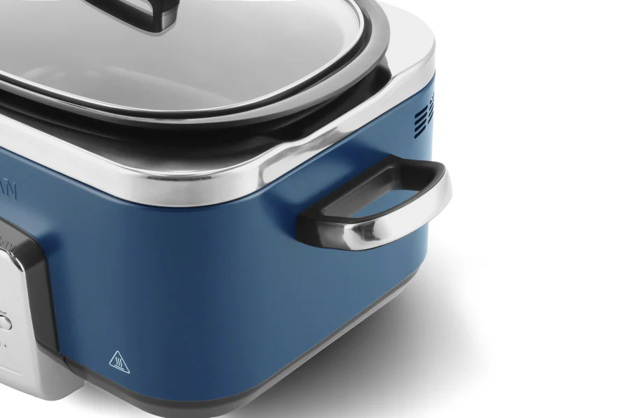 GreenPan Slow Cooker 6L PFAS Free - Oxford Blue - Image 2