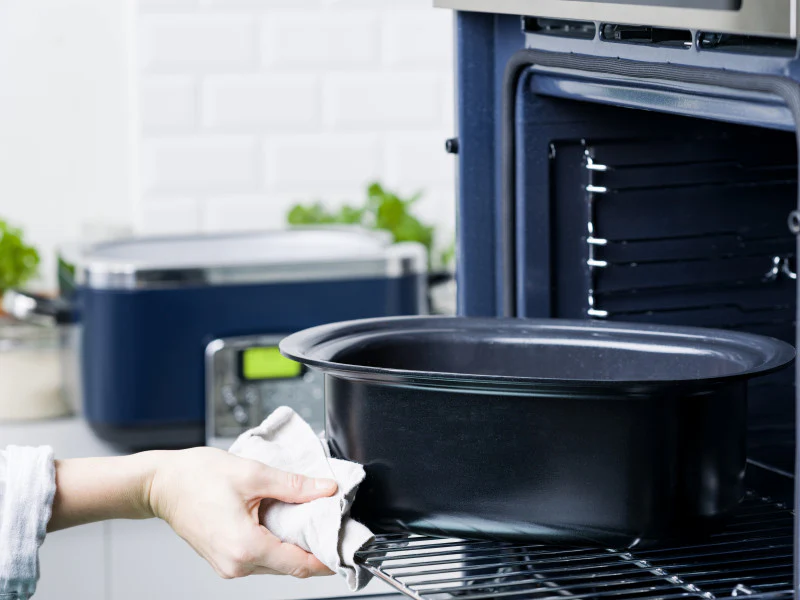 GreenPan Slow Cooker 6L PFAS Free - Oxford Blue - Image 6