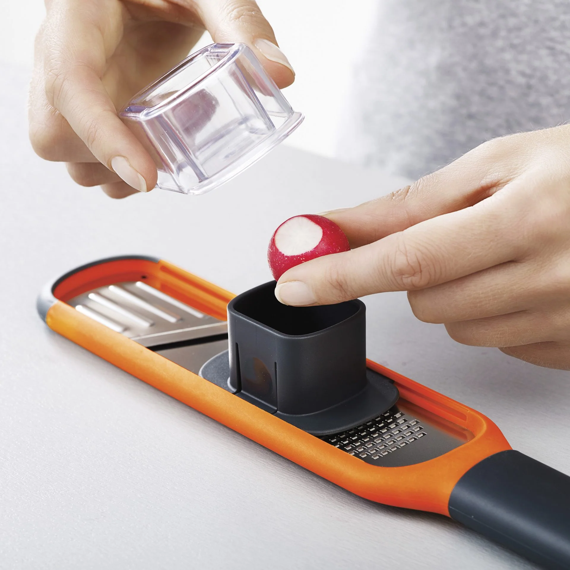 Joseph Joseph 2-In-1 Mini Grater/Slicer - Razor sharp, stainless-steel blades for grating and slicing - Image 3