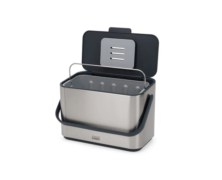 Joseph Joseph Collect Stainless Steel Food Waste Caddy - 4L - Image 3