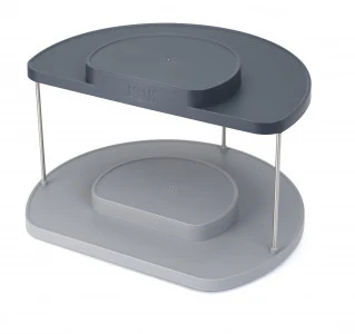 Joseph Joseph CupboardStore 2-tier Rotating Organiser – Grey - Image 7