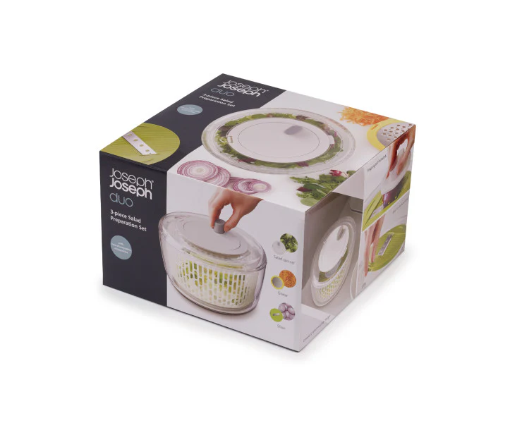 Joseph Joseph Duo 3pc Salad Preparation Set - Image 2